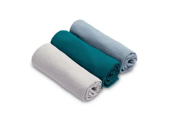Scutece din muselină Uniform albastru 3 bucăți 60X80Cm — preț și oferte
