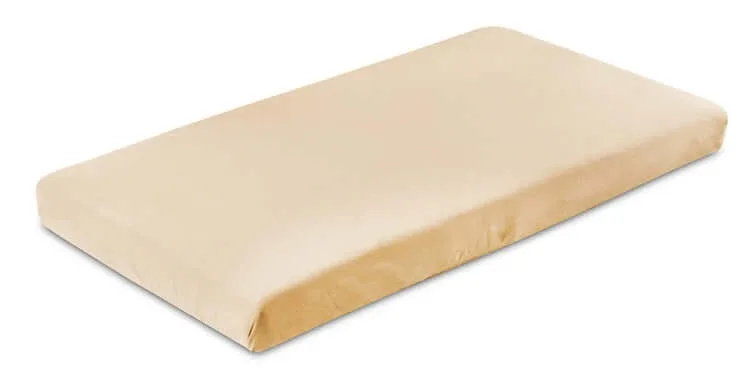 Cearșaf de bumbac cu ștergător Jersey Cappuccino 60X120 Sensillo — preț și oferte