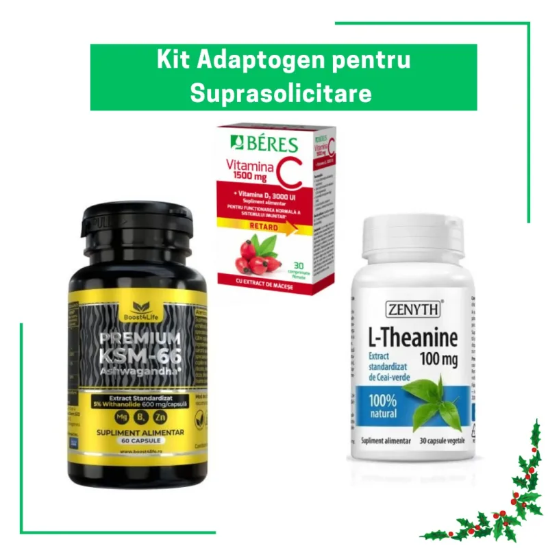 Kit pentru stres cronic si oboseala mentala Kituri recomandate de farmacisti — preț și oferte