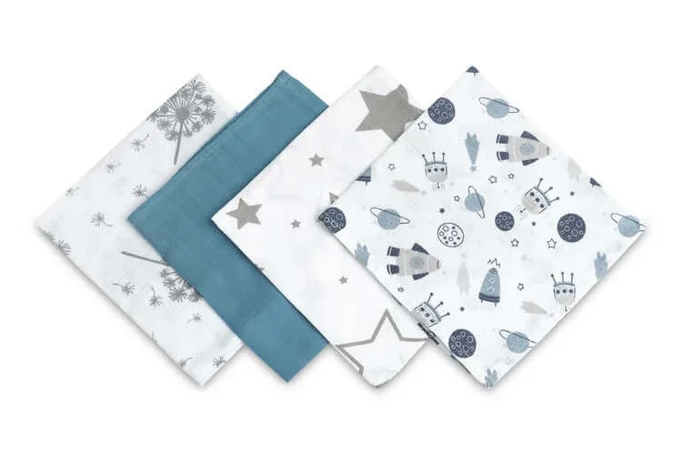 Diaper Spit Up 4 Broja - Albastru 35X35 — preț și oferte
