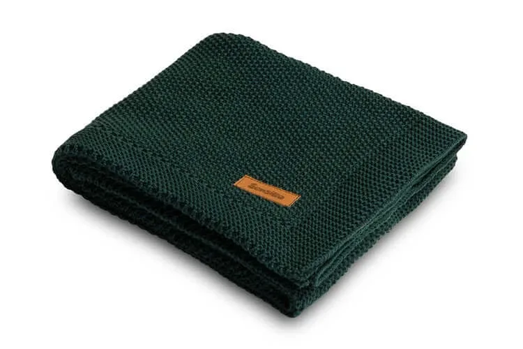 Pătură 100% bumbac verde închis 100X80 — preț și oferte