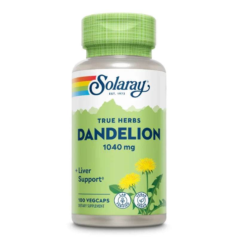 Dandelion (Papadie) 520 mg Solaray, 100 capsule, Secom — preț și oferte