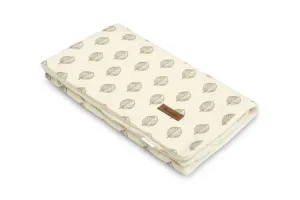 Pătură ecologică 80x100cm frunze Plush Sensillo