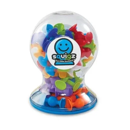 Set de constructie, Squigz Deluxe, +5 ani, 44 piese cu ventuze, Fat Brain — preț și oferte