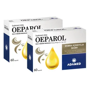 Kit Oeparol, ulei de semințe de primrose de seară, 2 x 60 capsule