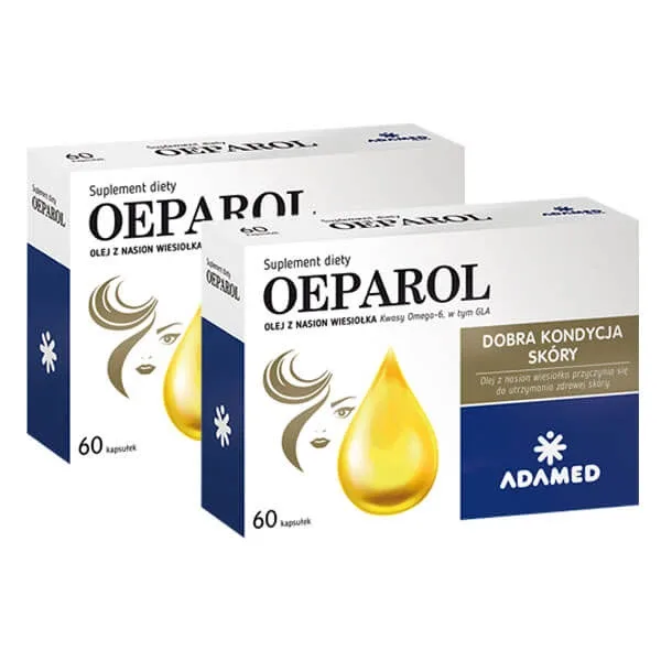 Kit Oeparol, ulei de semințe de primrose de seară, 2 x 60 capsule — preț și oferte