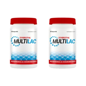 Kit Multilac Synbiotic, 2 x 50 capsule