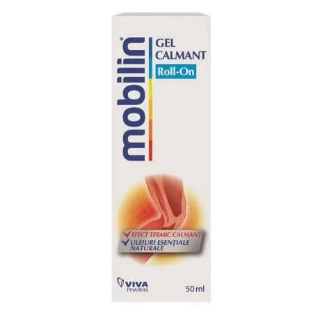 Gel calmant Roll-On Mobilin, 50 ml, Viva Pharma — preț și oferte