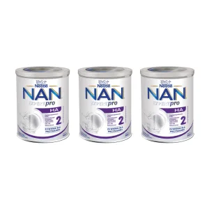NAN Expertpro HA 2, lapte de continuare pentru sugari de peste 6 luni, 3 x 800 g, Nestlé