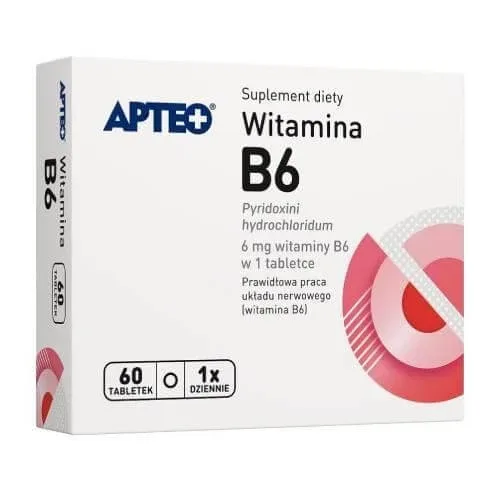 Apteo Vitamina B6, 60 tabl. — preț și oferte