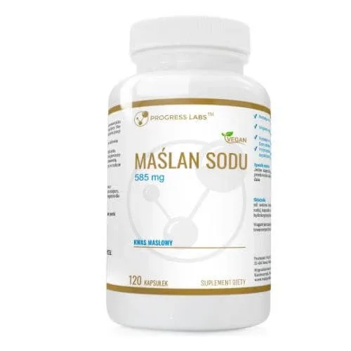 Progress Labs Butirat de sodiu 585 mg, 120 caps — preț și oferte