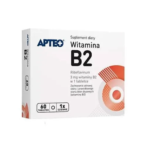 Apteo Vitamina B2, 60 tabl. — preț și oferte
