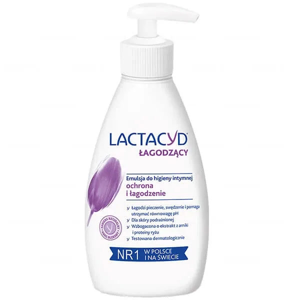 Lactacyd Łagodzący, emulsie pentru igiena intimă pentru calmarea iritațiilor, 200 ml — preț și oferte