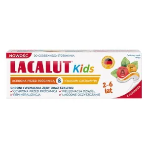 LACALUT Kids pastă de dinți pentru copii 2-6 ani, 55ml