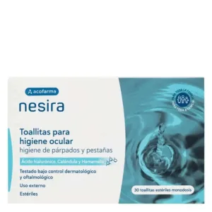 Acofar Nesira Șervețele pentru igiena ochilor 30u