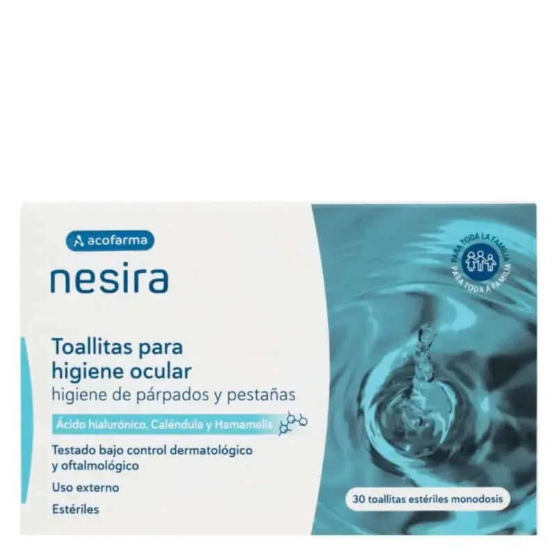 Acofar Nesira Șervețele pentru igiena ochilor 30u — preț și oferte