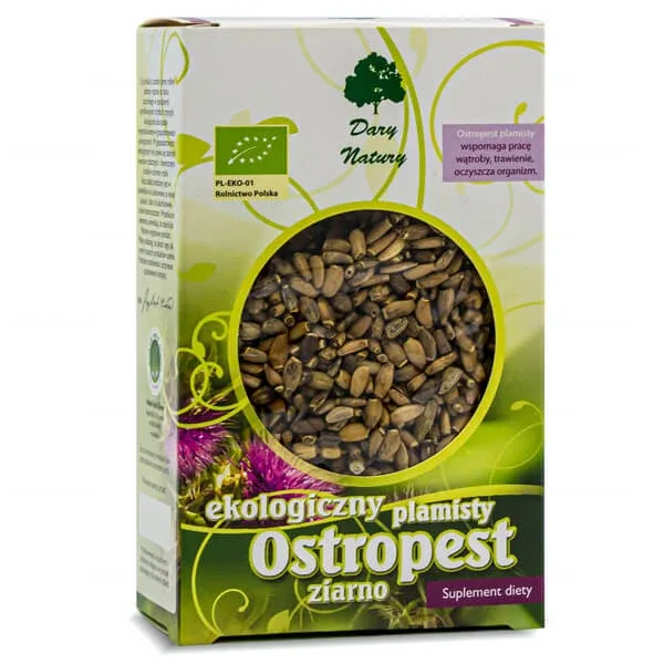 Dary Natury Organic Milk Thistle, semințe, 100 g — preț și oferte