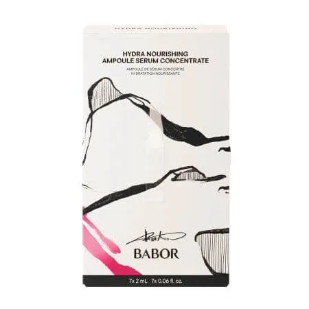 Set fiole editie limitata, Hanna Schownald Hydra Nourishing cu Acid Hialuronic, Pro Vitamina B5, 7 fiole x 2ml, Babor — preț și oferte