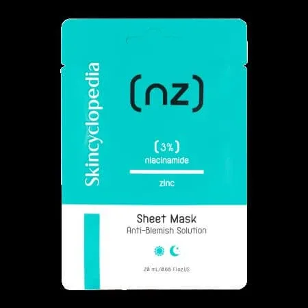 Masca de fata tip servetel pentru ten cu imperfectiuni NZ, 20 ml, Skincyclopedia — preț și oferte