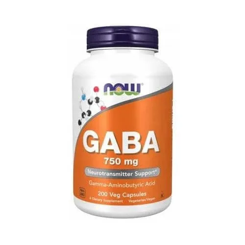 NOW Gaba 750mg, 200 capsule NOW FOODS — preț și oferte