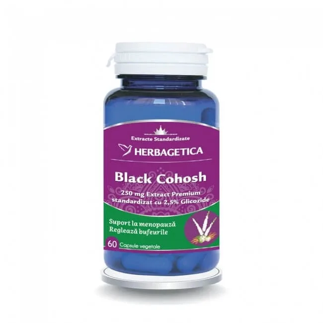 Herbagetica Black Cohosh x 60cps — preț și oferte