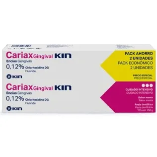 Kin Cariax DUPLO Pastă gingivală 2 x 125ml — preț și oferte