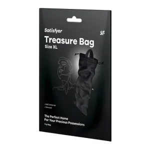 Satisfyer Treasure Bag Geantă pentru depozitarea gadget-urilor XL Negru