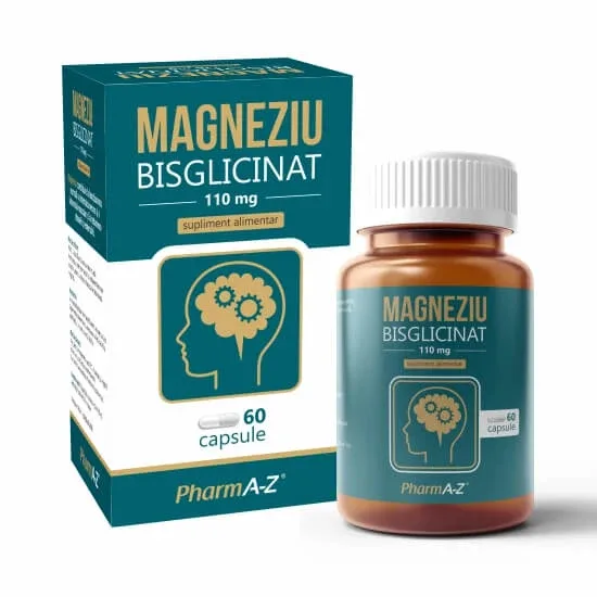 Magneziu bisglicinat 60 cps, PharmA-Z — preț și oferte