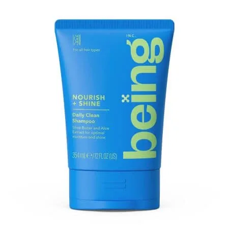 Sampon hidratare pentru toate tipurile de par, Nourish + Shine, 354 ml, Being — preț și oferte