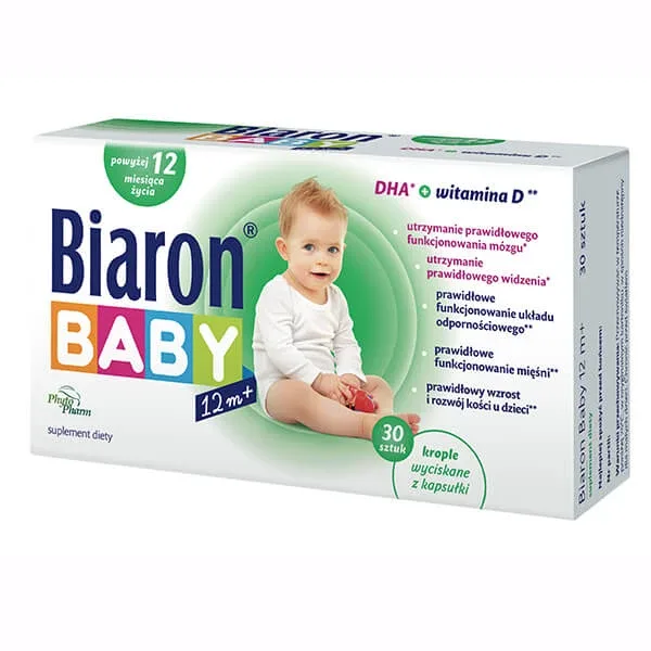 Biaron Baby 12m+, pentru copii de peste 12 luni, 30 de capsule twist-off AMBALAJ DEFECTAT Phytopharm — preț și oferte