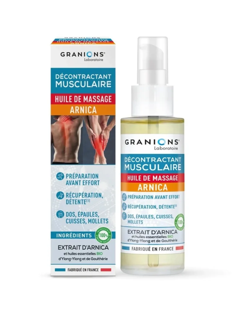 LGN Ulei de Masaj Decontractant Muscular cu Arnica – 100 ml Granions — preț și oferte