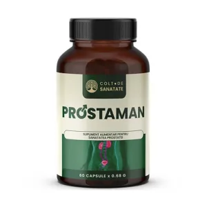 ProstaMan: Pastile Pentru Sanatate Prostatei, 60 pastile, Colt de Sanatate
