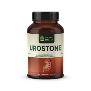UroStone: Pastile Eliminare Pietre & Nisip la Rinichi, 60 Capsule, Colt de Sanatate
