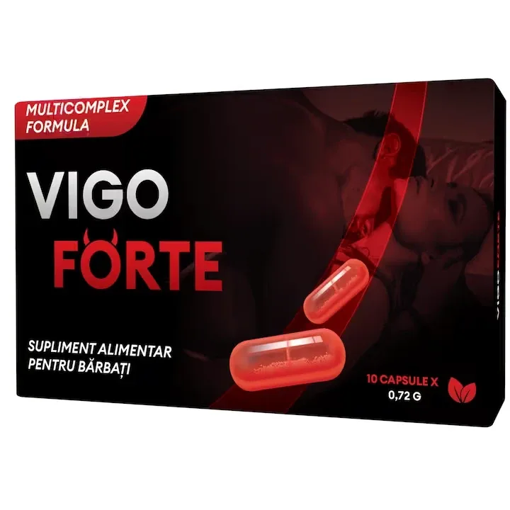 VigoForte Pastile Pentru Potenta si Erectie, 100% naturale, 10 capsule, Colt de Sanatate — preț și oferte