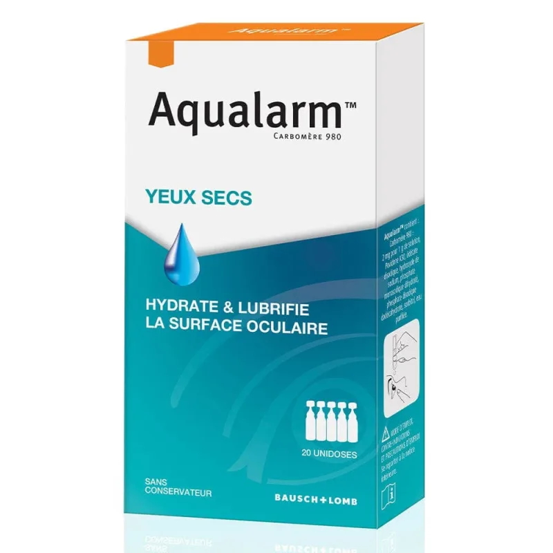 Bausch&Lomb Aqualarm Lubrifiant hidratant pentru suprafața oculară 20 Monodoses — preț și oferte