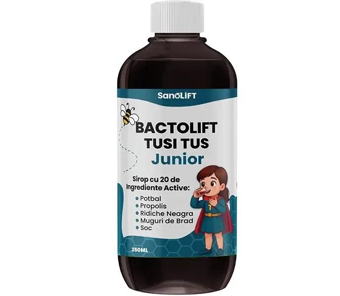 BactoLift Tusi Tus Junior – Sirop pentru Tuse Seaca & Productiva 100% Natural — preț și oferte