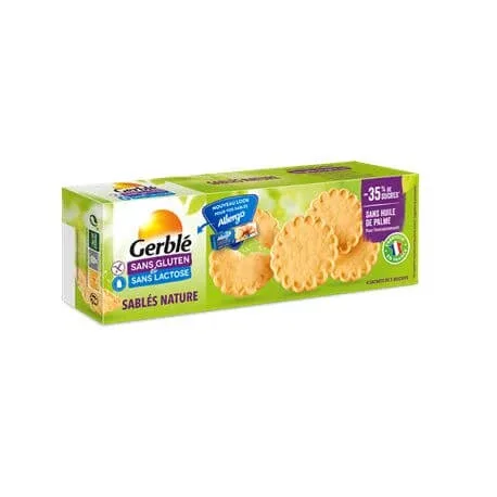 Biscuiti fara gluten si lactoza Gerble Allergo, 120 g, Nutrition & Sante — preț și oferte