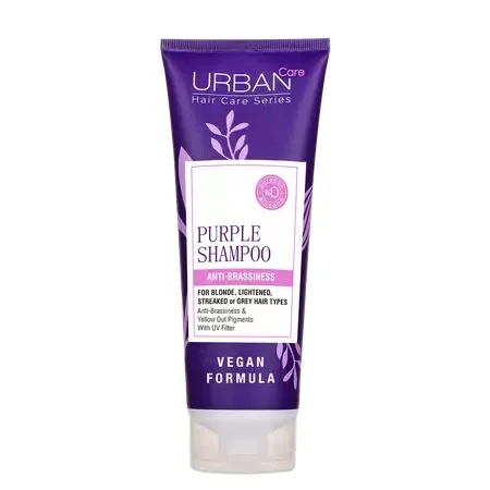 Sampon mov fara sulfati pentru par blond Purple, 250 ml, Urban Care — preț și oferte