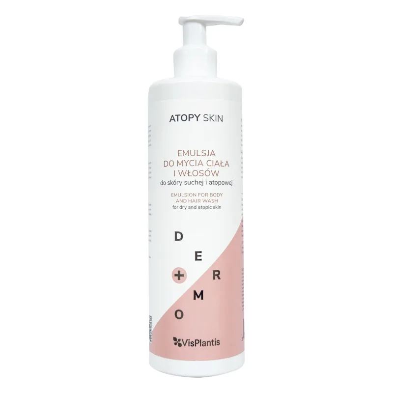 Vis Plantis Atopy Skin, emulsie de curățare pentru corp și păr, piele uscată și atopică, 400 ml — preț și oferte