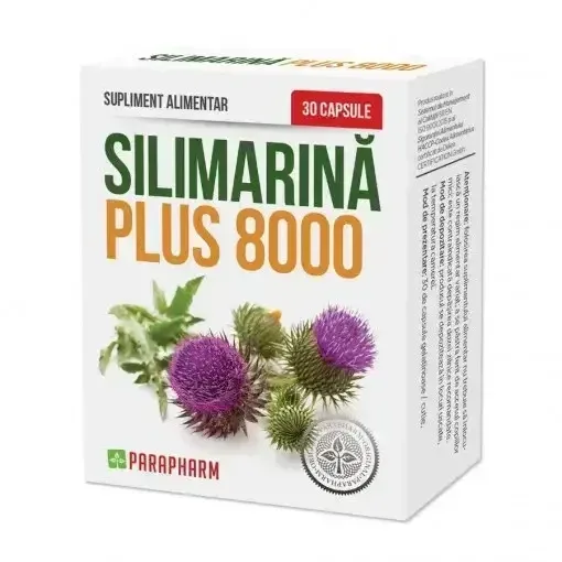 Silimarina Plus 8000, 30 capsule, Parapharm — preț și oferte