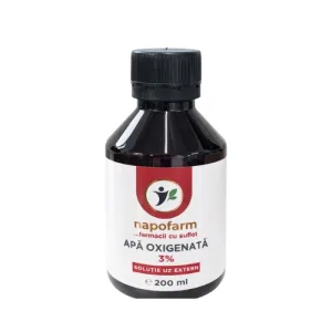 Apa oxigenata 3%, 200 ml, Napofarm