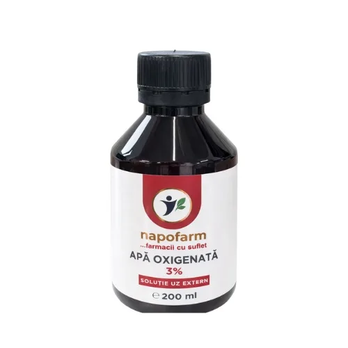 Apa oxigenata 3%, 200 ml, Napofarm Kituri recomandate de farmacisti — preț și oferte