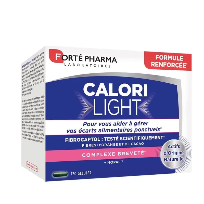Forté Pharma CaloriLight Capteur de Graisses Fibre + Nopal 120 Capsule — preț și oferte