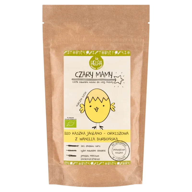 Helpa Mom's Witchcraft Bio Terci de miel cu vanilie bourbon, fără lapte, fără zahăr adăugat, 200 g — preț și oferte