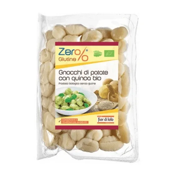 Gnocchi eco din cartofi si quinoa fara gluten,  400g, Fior di Loto — preț și oferte