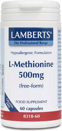 Lamberts L-methionine 500mg 60 Capsule — preț și oferte