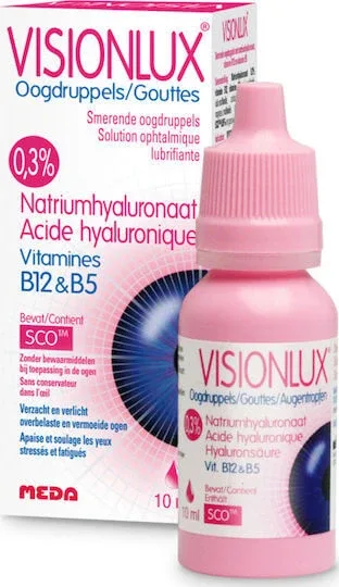 Novax Pharma Visionlux Picături Oftalmice cu Acid Hialuronic pentru Ochi Uscat 10ml — preț și oferte