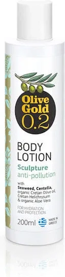 Olive Gold 0.2 Alge marine și Centella Loțiune hidratant pentru corp cu Acid hialuronic 200ml