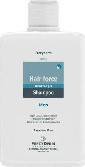 Frezyderm Hair Force Men Șampon Împotriva Căderii Părului pentru Toate Tipurile de Păr 200ml — preț și oferte