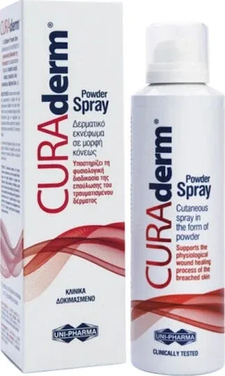UNI-PHARMA CURAderm Powder Spray Spray pentru Vindecare 125ml — preț și oferte